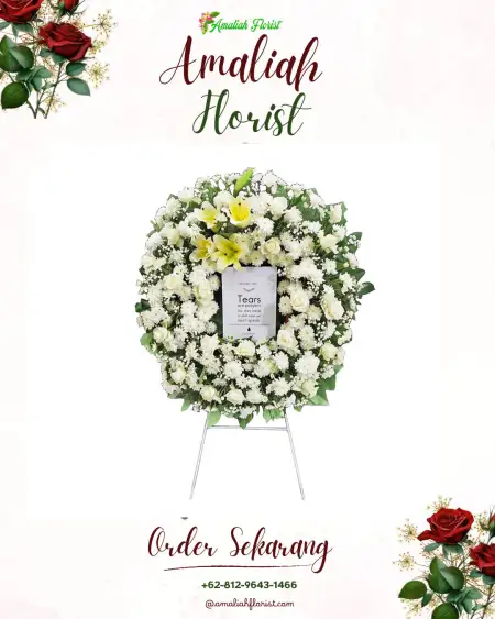 Krans Bunga Duka Wedding Outdoor Anyer
